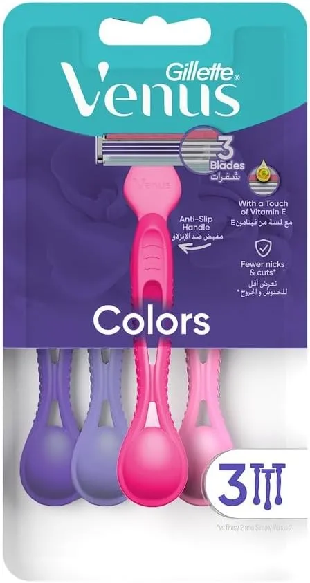 [gillette-razor-simply3] Gillette Venus Simply 3 Plus Disposable Razor 3 Pieces
