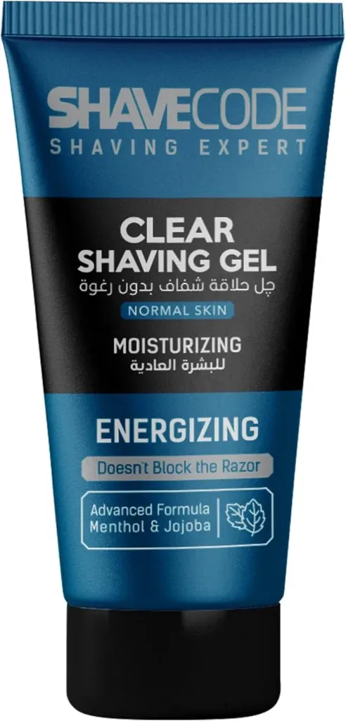 [shavecode-shave-blue150] شيف كود جل الحلاقة للبشرة العادية 150 مل