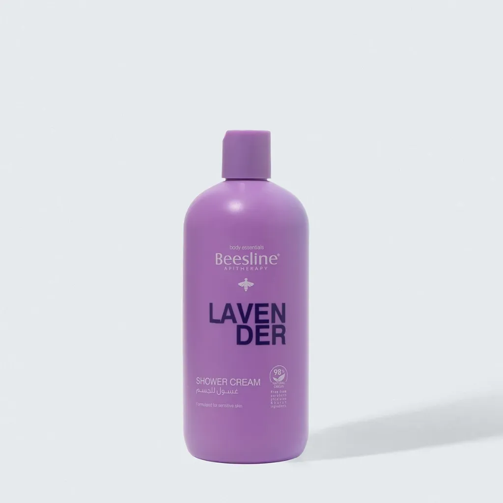 [beesline-shower-lavender750] بيزلاين كريم الاستحمام برائحة اللافندر 750 مل