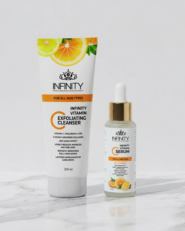 Infinity Vitamin C Brightening Duo ( Serum + Cleanser)