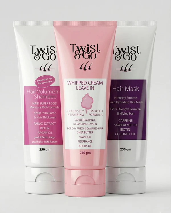 [twist-routine-moisturizing] Twist & Go Moisturizing and Repairing Routine for Damaged Hair