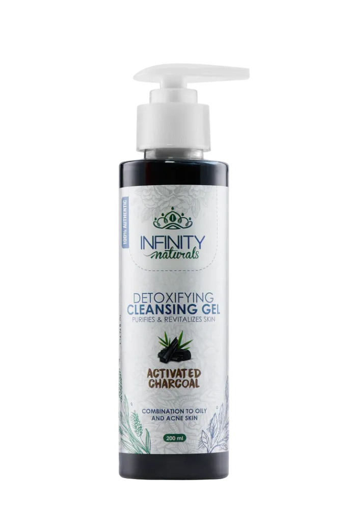 [Infinity-cleans-gel200] Infinity Detoxifying Cleansing Gel Activated Charcoal 200 ML