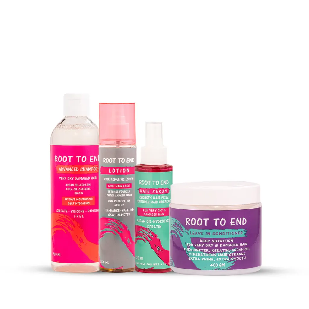 [root-routine-recovery] روت تو إند روتين متكامل لعلاج حالات تساقط وتلف وجفاف الشعر الشديده