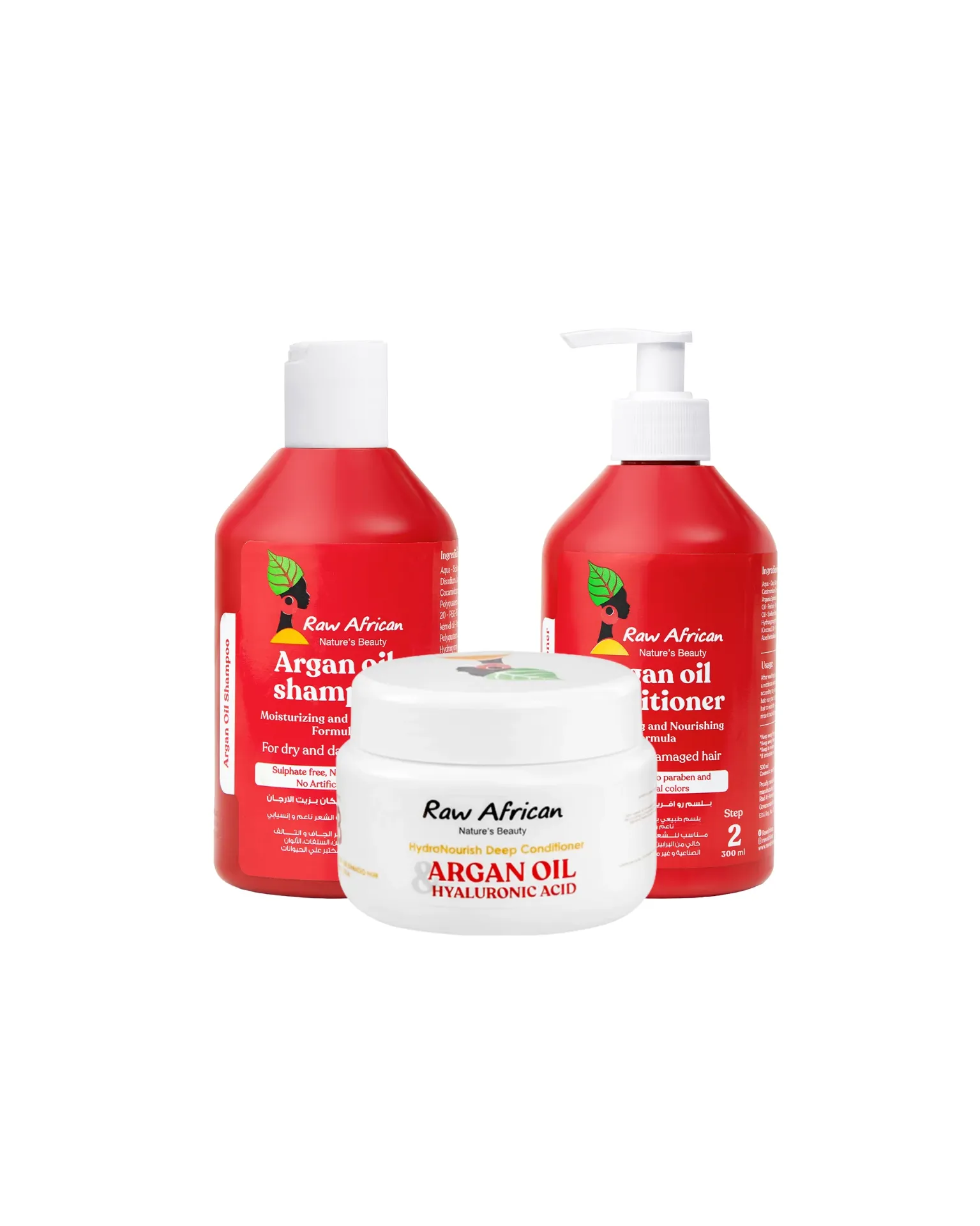 [african-routine-hydra] Raw African Hydra Nourish Argan Set