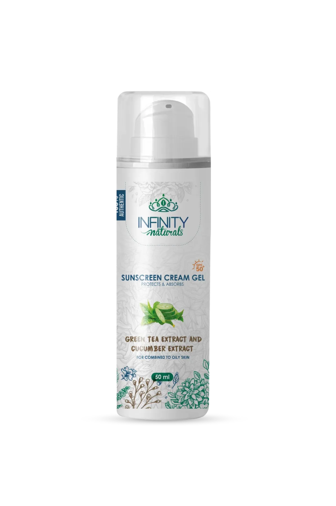 [Infinity-Sun-gel50] Infinity Sunscreen Gel SPF50+ (50 ML)