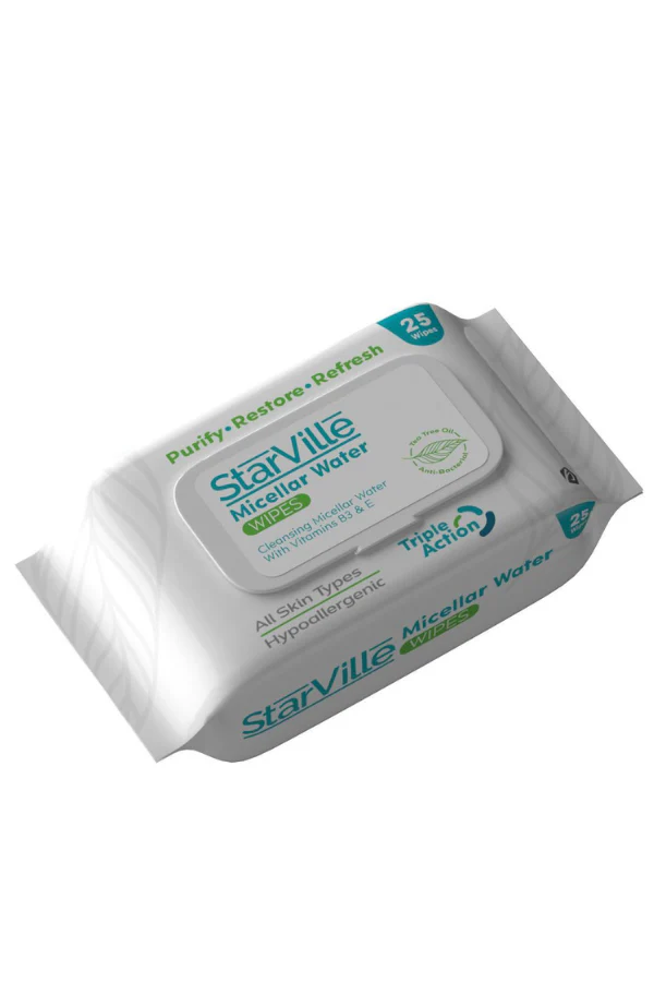 [starville-cleans-wipes25] StarVille Micellar Water Wipes 25 pcs