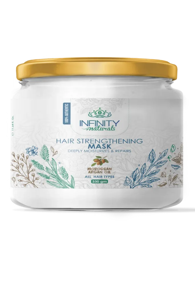 Infinity Naturals Moroccan Argan Oil Hair Strengthening Mask 330 gm