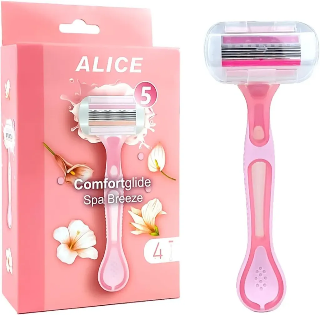 [alice-razor-comfort5] Alice Premium Razor For Women Comfort glide Spa Breeze 4 Piece