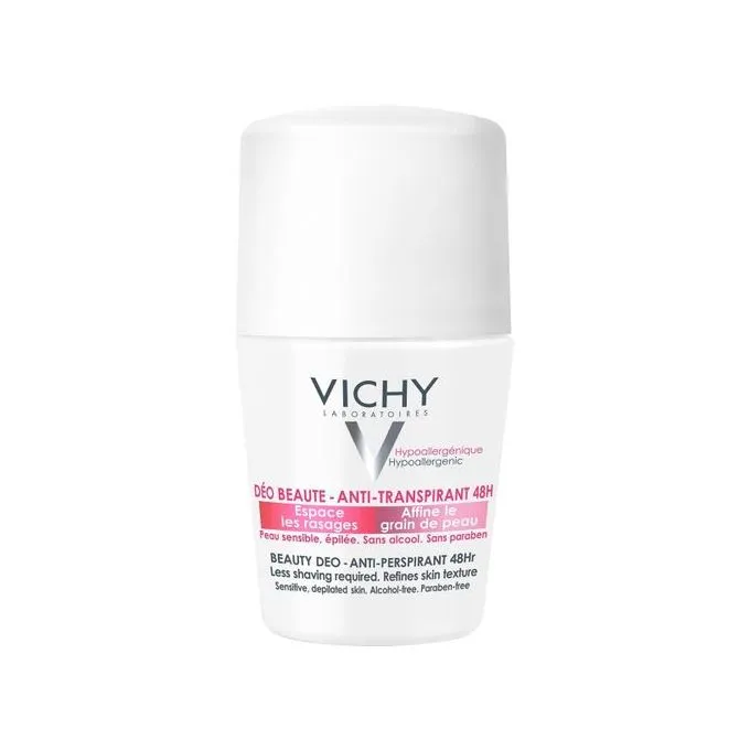 [Vichy-rollin-beauty50] فيشي مزيل العرق بيوتي لمدة 48 ساعة  50مل