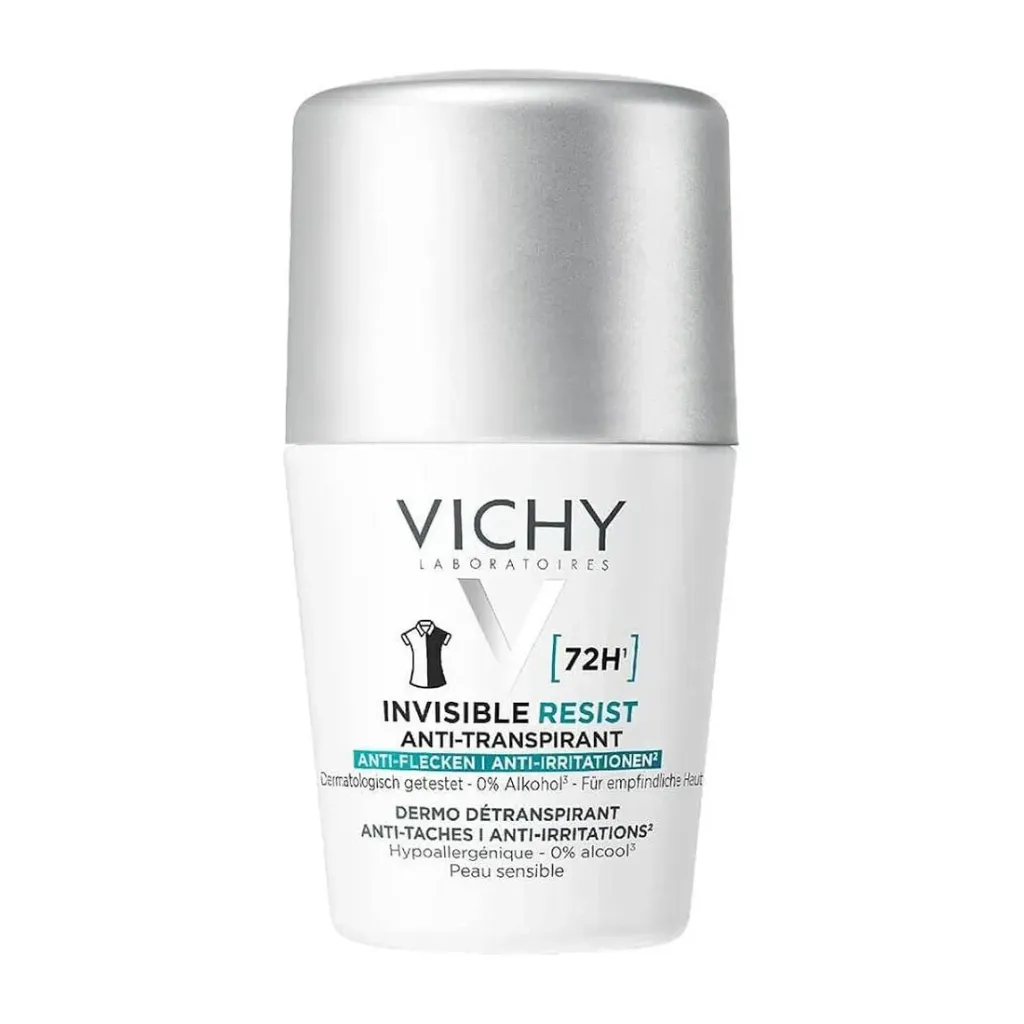 [Vichy-rollin-stains50] فيشي مزيل العرق المضاد للبقع لمدة 72 ساعة  50مل