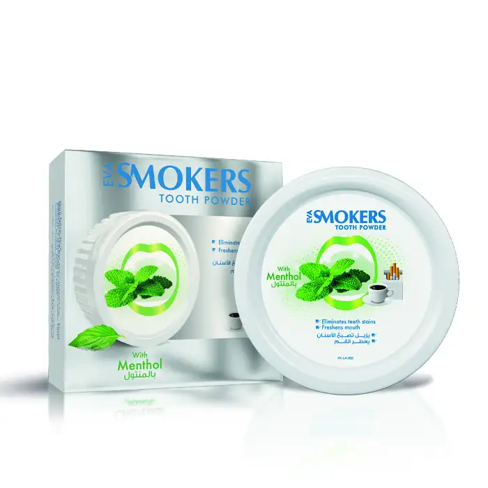 [eva-smokers-mebthol40] Eva Smokers Cleansing Tooth Powder With Menthol 40 gm