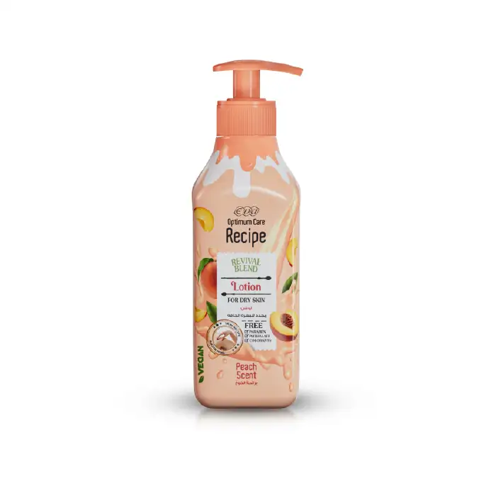[eva-lotion-peach370] Eva Recipe Lotion Peach Scent 370 ML