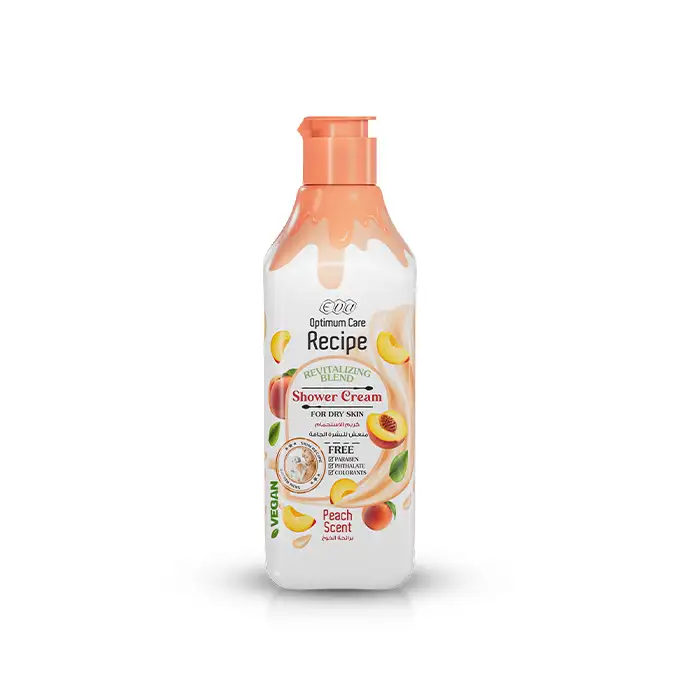 Eva Recipe Shower Cream Skin Peach Scent 370 ML