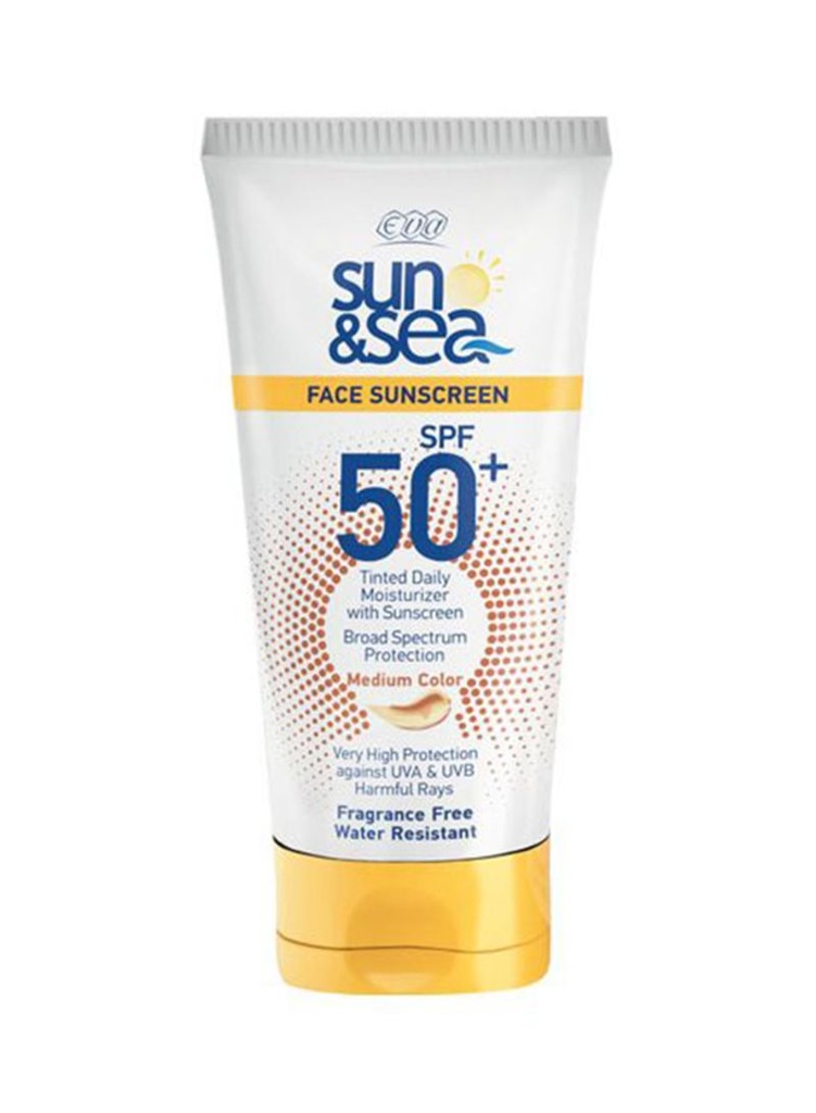[eva-sunscreen-tintedface40] Eva Sun & Sea Tinted Face Sunscreen (SPF 50+) 40 ML