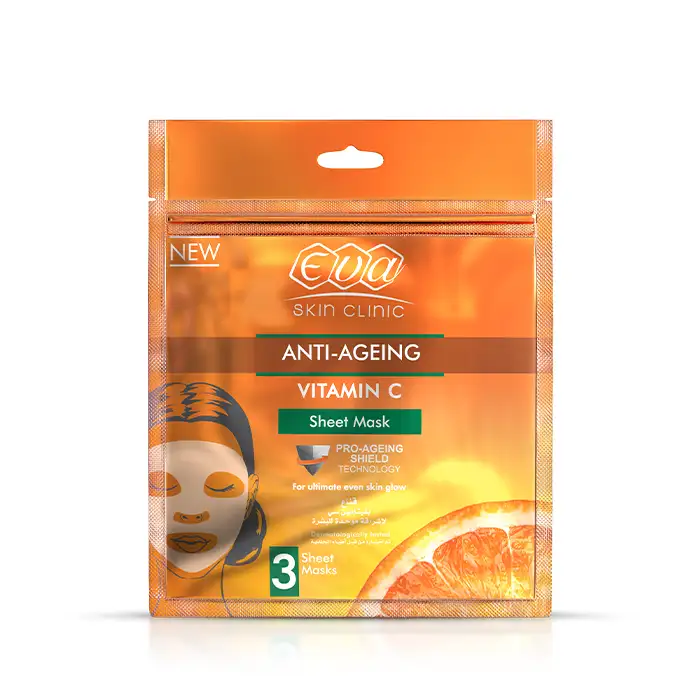 [eva-sheetsmask-vitaminc] Eva Vitamin C Sheet Mask ( 3 Sheets )