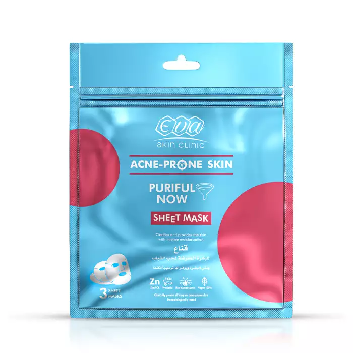 Eva Acne-Prone Skin Sheet Mask ( 3 Sheets )