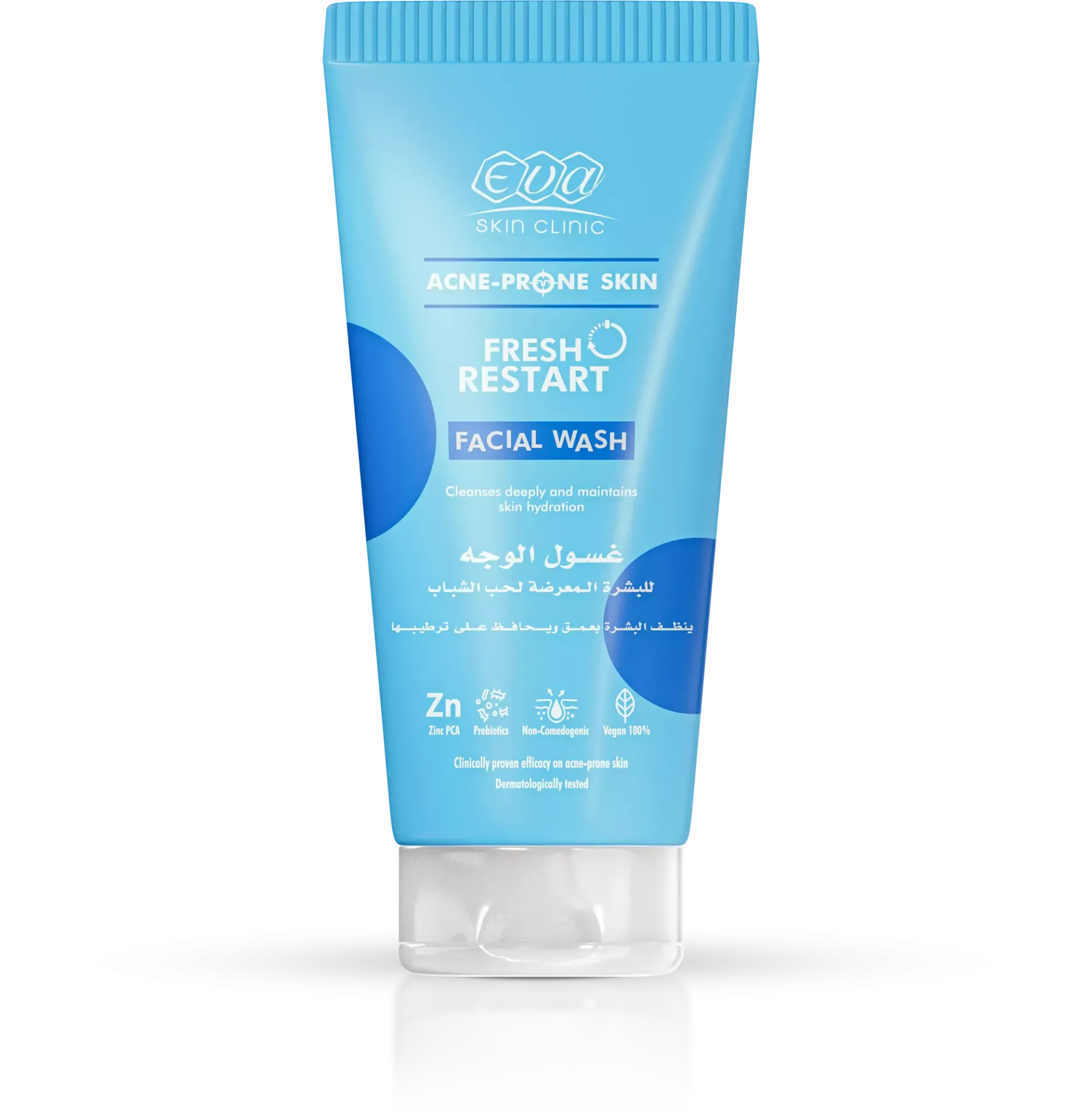 [eva-cleans-acne150] إيڤا فريش ريستارت غسول الوجه للبشرة المعرضة لحب الشباب 150 مل