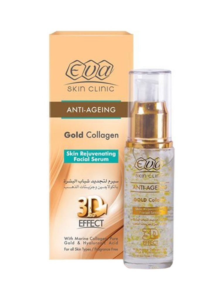 [eva-serum-gold] Eva Anti-Ageing Gold Collagen Skin Rejuvenating Facial Serum 30 ML