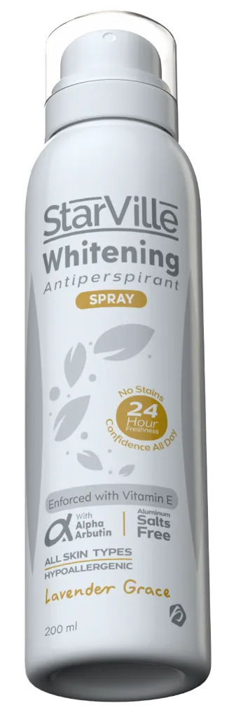 [starville-spray-lavender200] ستارفيل سبراي مزيل عرق برائحة اللافندر جريس 200 مل