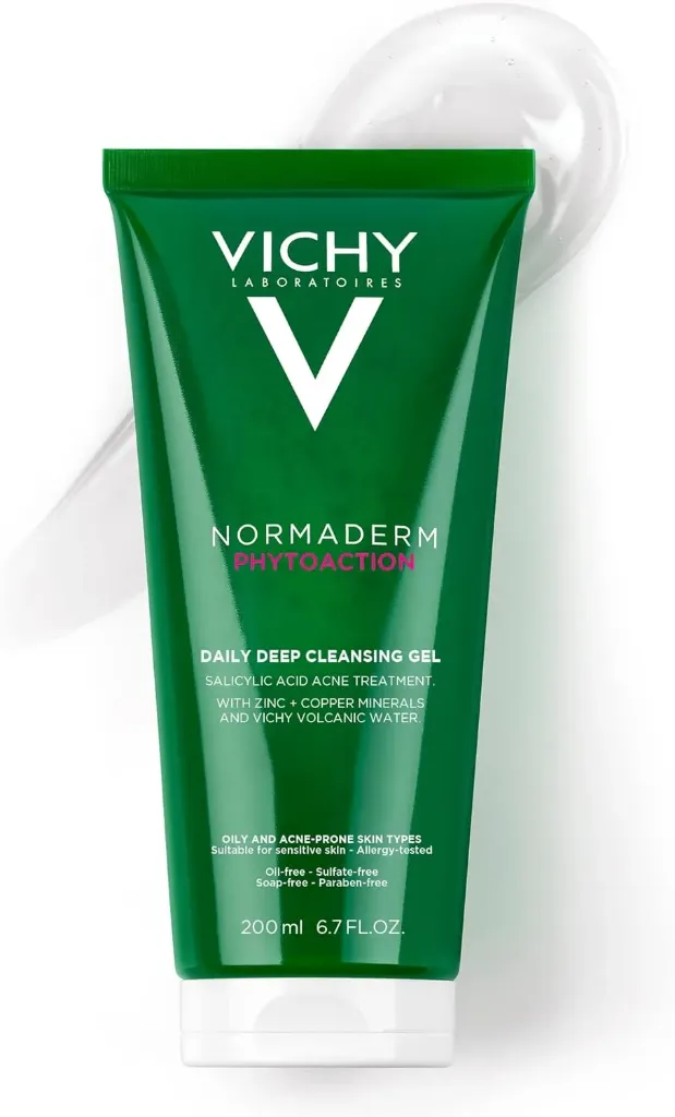 [vichy-cleans-salicylic200] Vichy Normaderm Phytosolution Face Cleanser Gel For With Salicylic Acid 200 ML