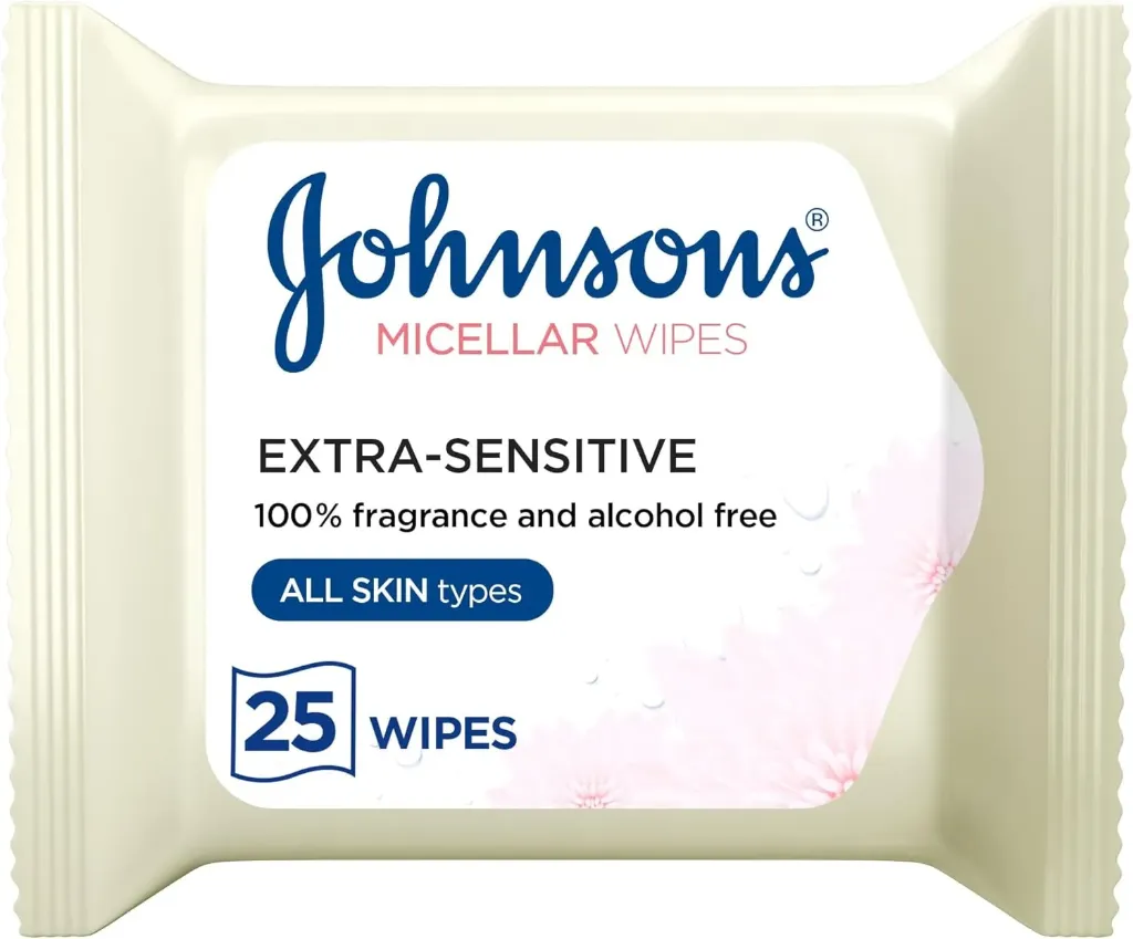 [Johnson-cleans-wipes25] Johnson's Extra Sensitive Micellar Wet Wipes 25