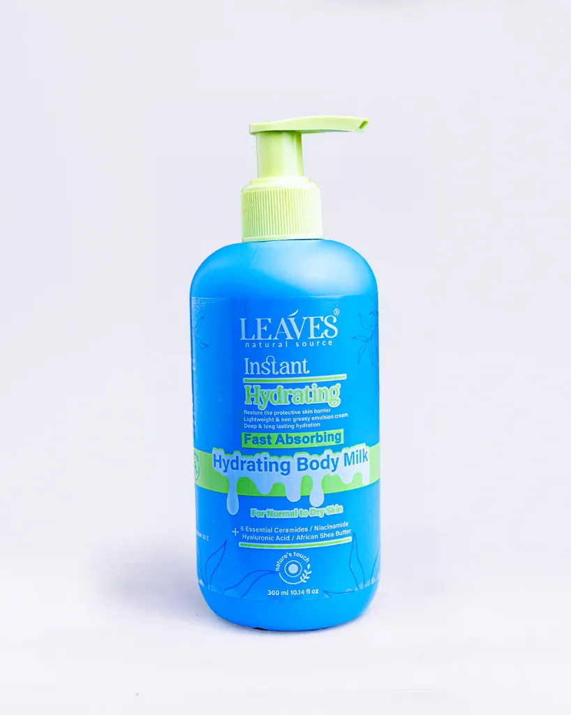 Leaves Hydrating Body Milk Fast Absorbing Hydration Up to 72 Hours 300 ML