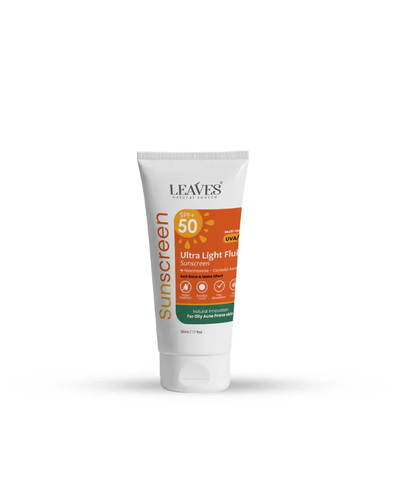 [leaves-sunscreen-ultrafluied50] ليفز صن سكرين ألترا لايت فلويد 50 مل