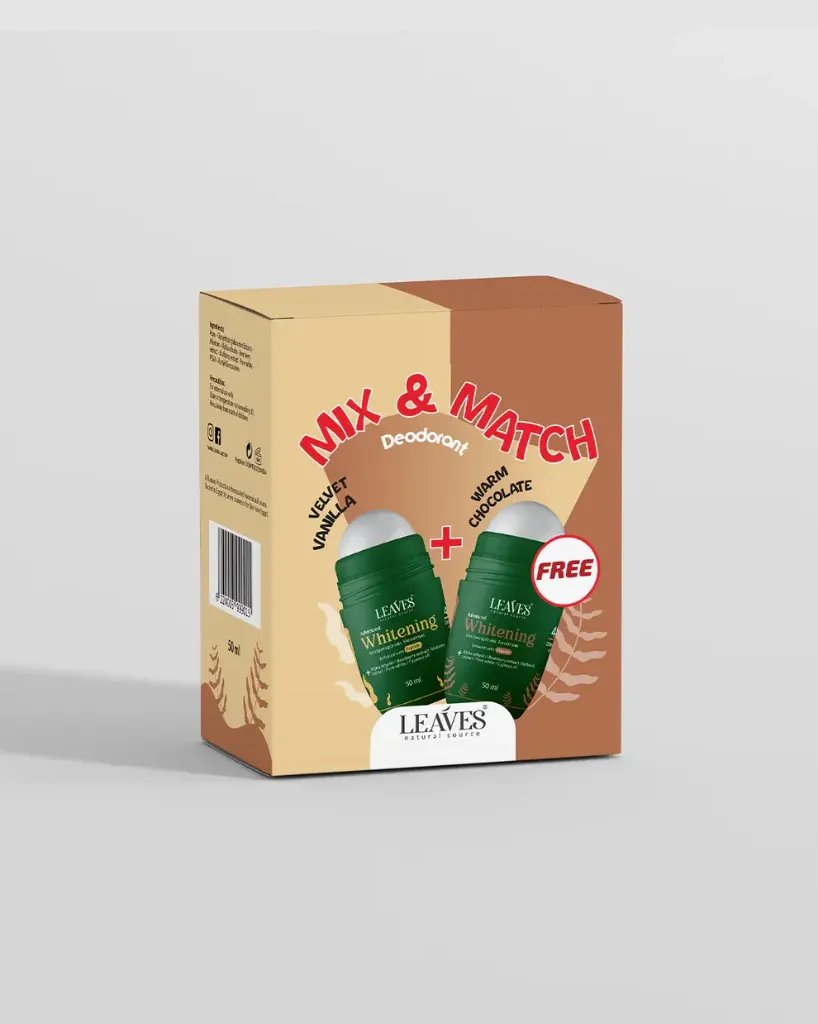 Leaves deodorant Box velvet vanilla & warm chocolate