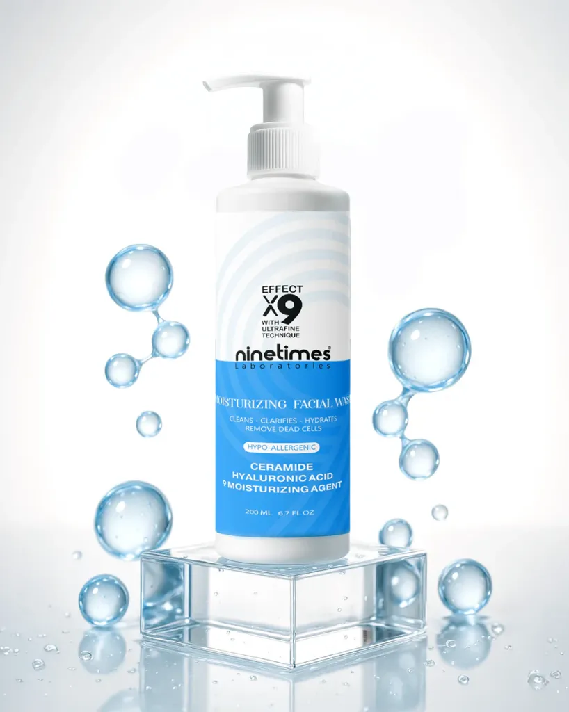 [ninetimes-cleans-hyaluronic200] Ninetimes hyaluronic Cleanser for Dry Skin Hydration 200 ML
