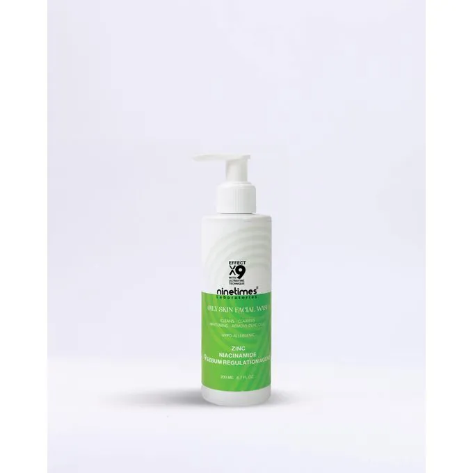 Ninetimes niacinamide facial wash Cleanser For Oily Skin 200 ML