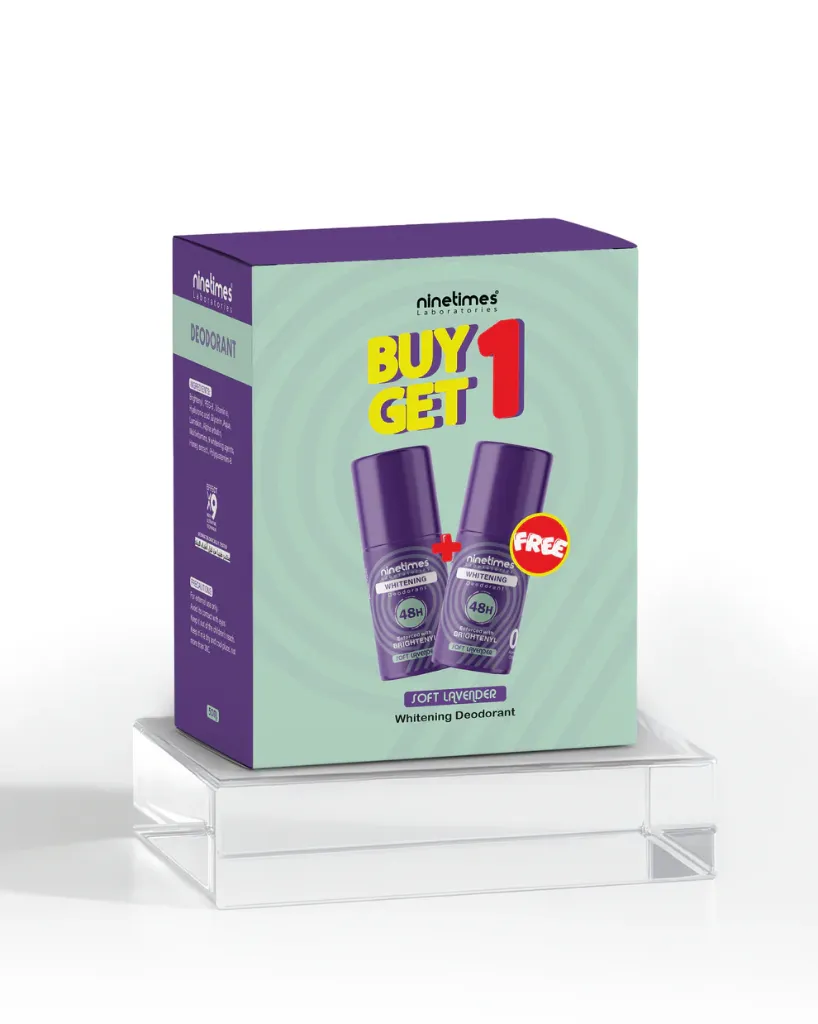[ninetimes-roll-1+1lavender50] ناين تايمز رول اون 1+1 لافندر 50 مل