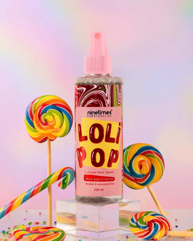 [ninetimes-splash-lolipop200] Ninetimes Body Splash Lollipop 200 ML