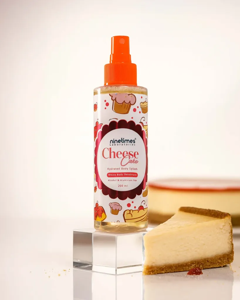 [ninetimes-splash-cheesecake200] ناين تايمز بادي سبلاش تشيز كيك 200 مل