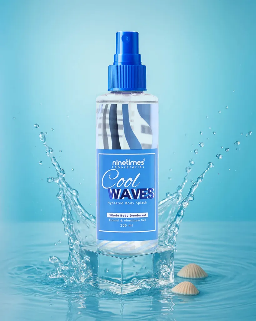 [ninetimes-splash-waves200] Ninetimes Body Splash Cool Waves 200 ML