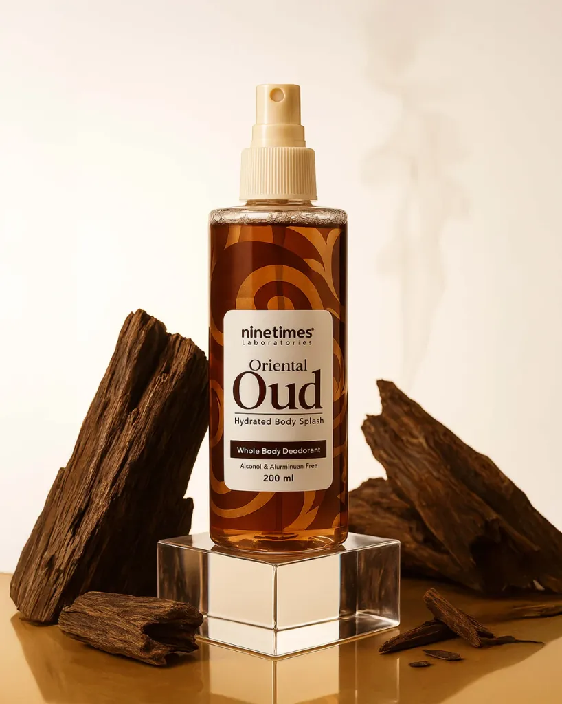 [ninetimes-splash-oud200] Ninetimes Body Splash Oud 200 ML