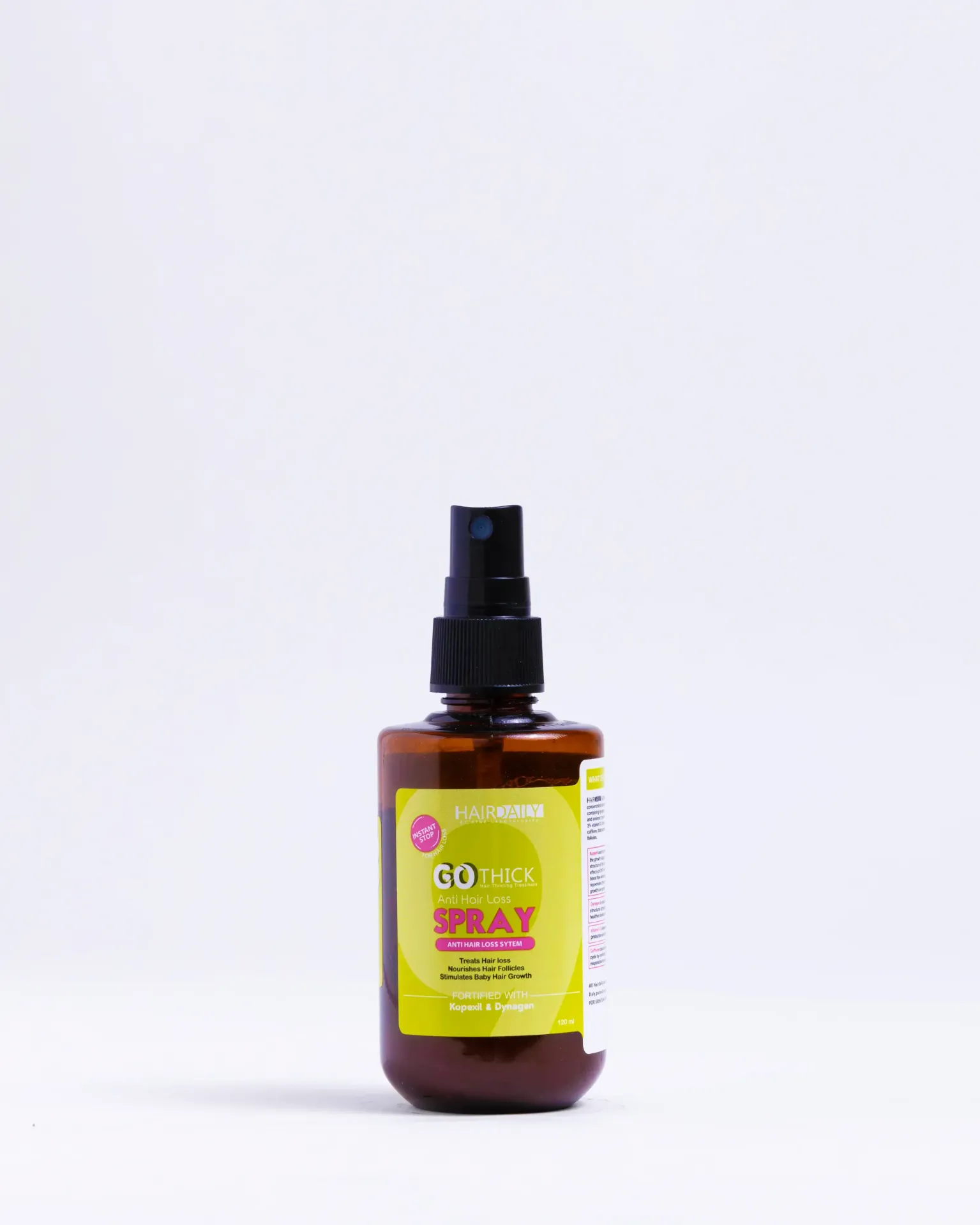 [hairdaily-spray-treatment120] هيرديلي سبراي جوثيك الفعّال لعلاج تساقط الشعر الشديد والمتوسط 120 مل