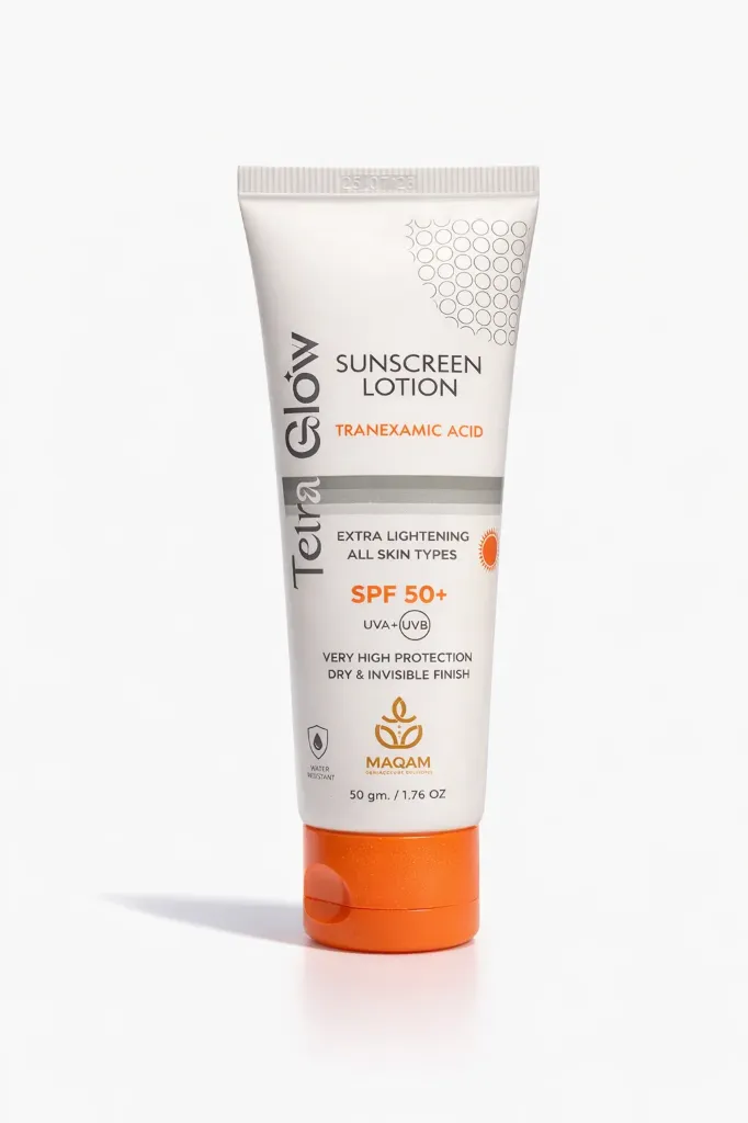 [tetra-sunscreen-lotion50] Tetra Glow Sunscreen Lotion SPF50+ (50 gm)