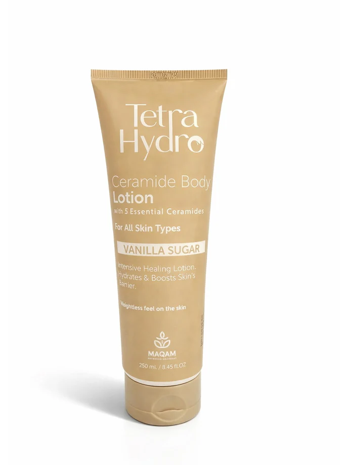 [tetra-lotion-vanilla250] تيترا هيدرو سيراميد لوشن الجسم برائحة الفانيليا 250 مل