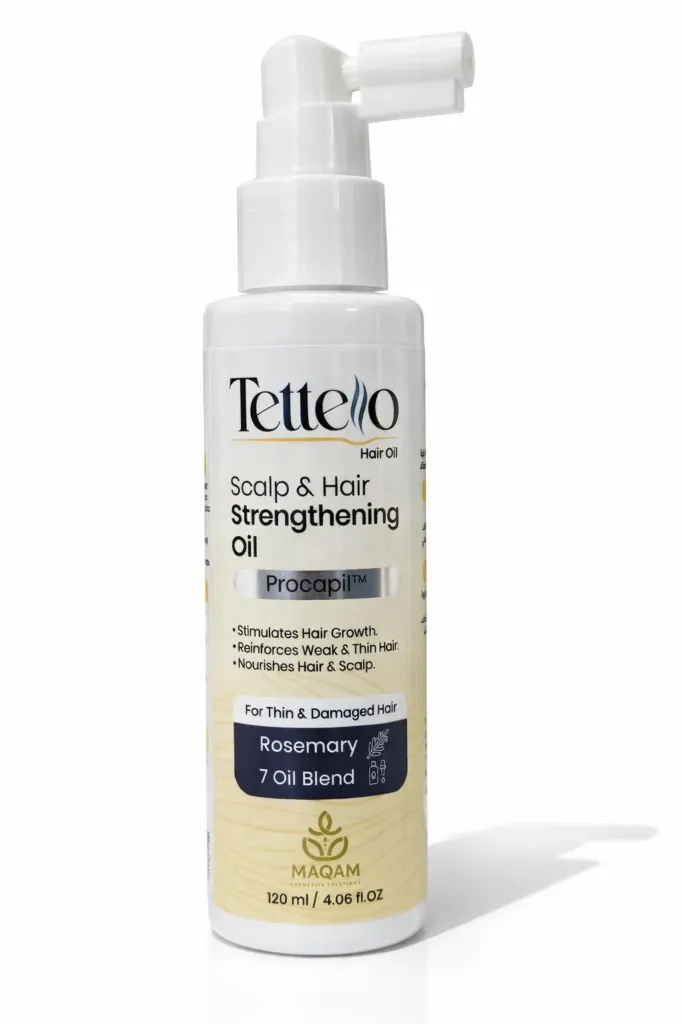 [tettllo-oil-sclap120] تيتيلو زيت لتقوية فروة الرأس والشعر 120مل