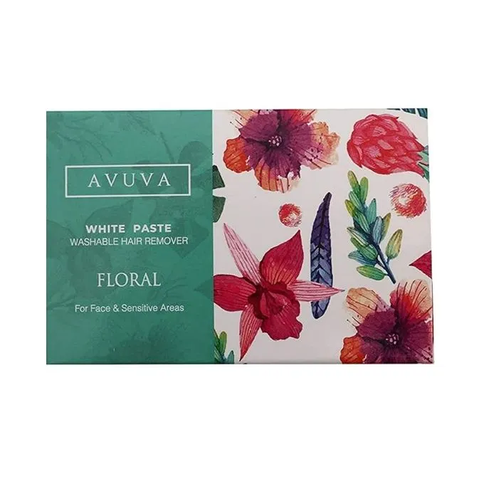 Avuva Floral White Paste Hair Removal 100 gm
