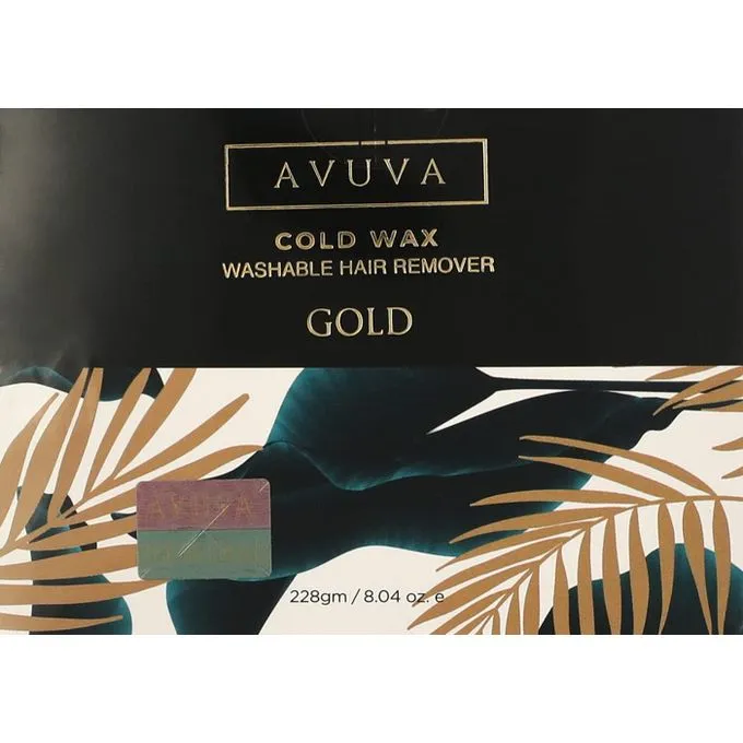 [avuva-wax-gold228] Avuva Gold Cold Wax Hair Removal 228 gm