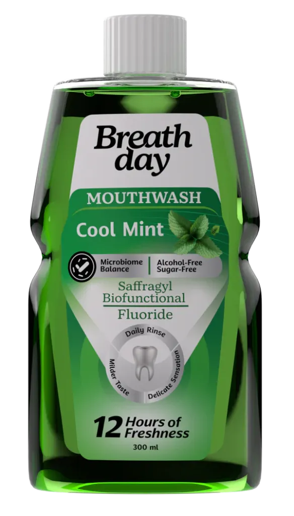 [Breath-oral-mint300] برث داي مضمضه كول منت 300 مل