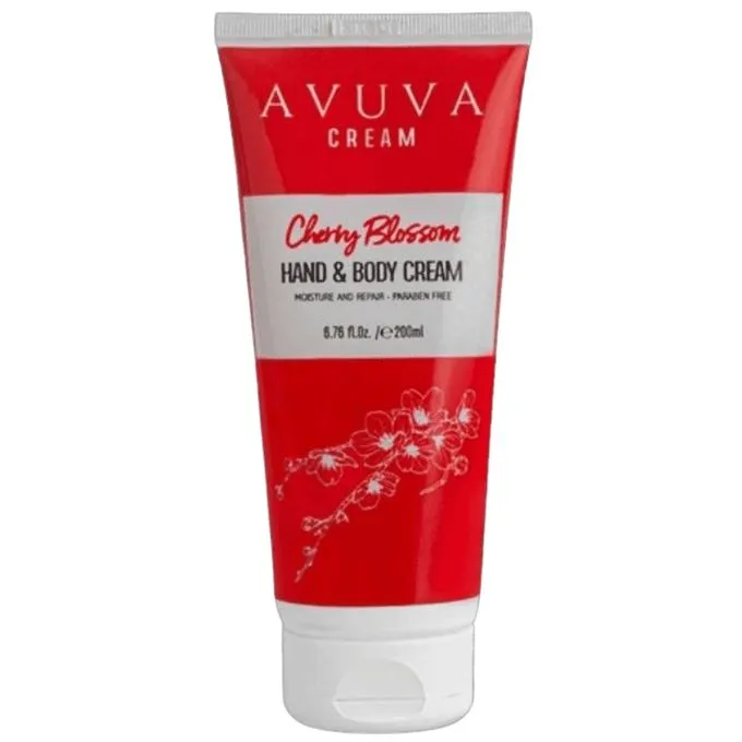 [avuva-cream-cherry200] Avuva Cherry Blossom Hand & Body Cream 200 ML