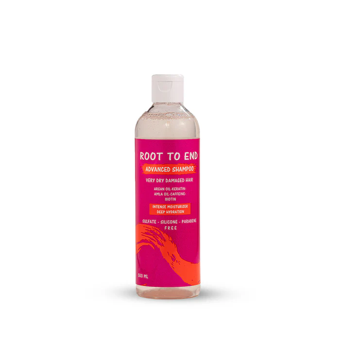 [root-sh-dry500] Root to End Shampoo for Dry & Damaged Hair 500 ML