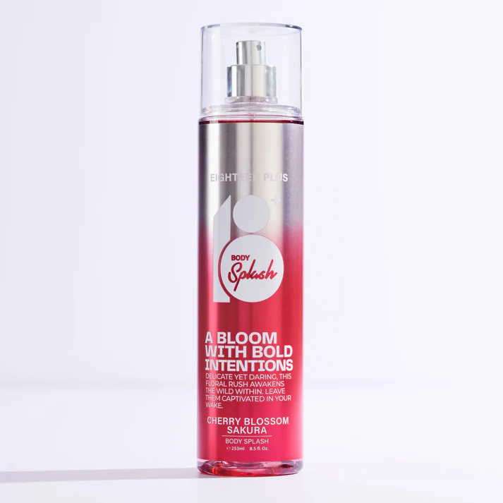 Eighteen Plus Body splash cherry blossom sakura 253 ML