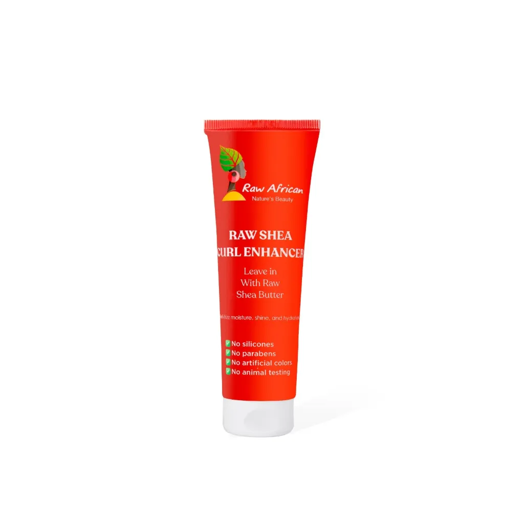 [african-cream-leavin250] Raw African Shea Leave In & Curl Enhancer 250 gm