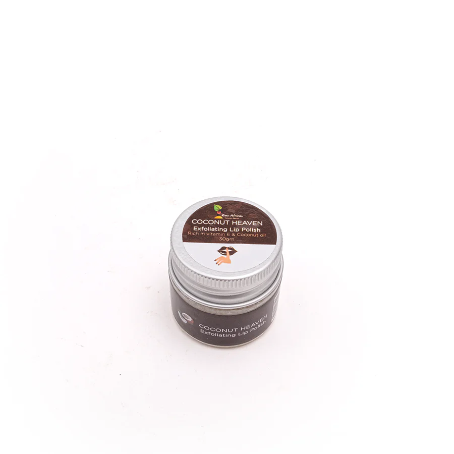 [african-lip-coconut30] Raw African Lip Polish Exfoliating Coconut Heaven 30 gm