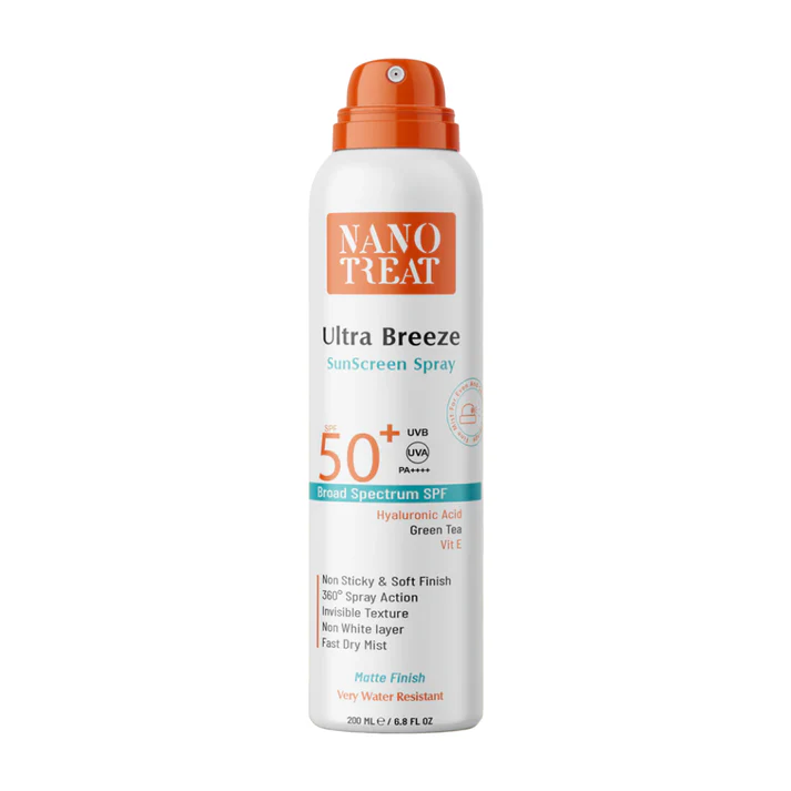 [nanotreat-sunscreen-spray200] نانو تريت بخاخ واقي الشمس بعامل حماية +50 ( 200 مل )