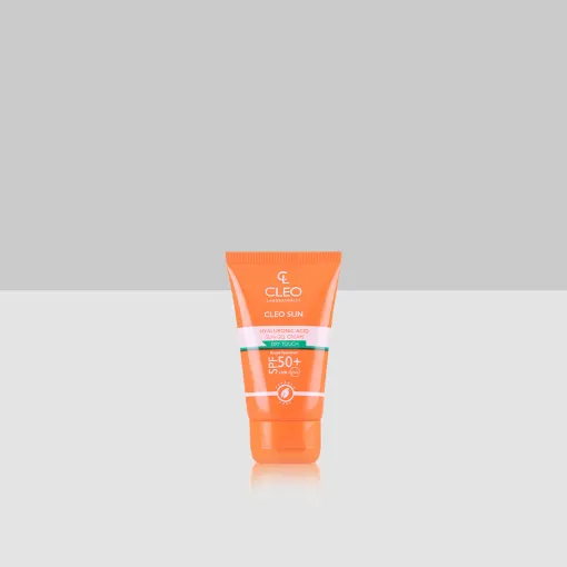 [cleo-sunscreen-gel50] كليو كريم جل حماية من الشمس +50 بحمض الهيالورونيك 50 مل