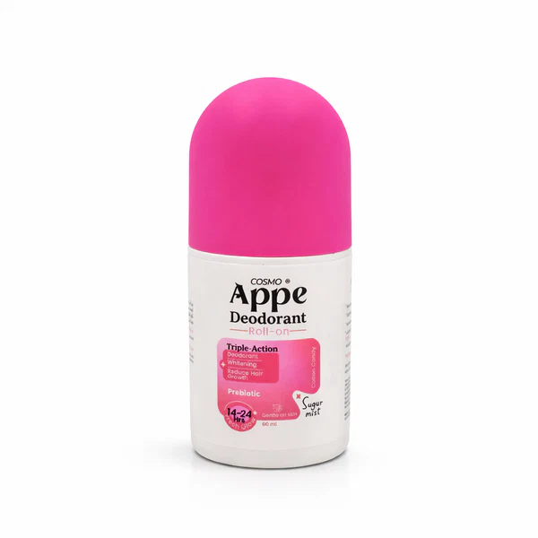 [appe-roll-cotton60] Appe Roll-On Cotton Candy Deodorant 60 ML